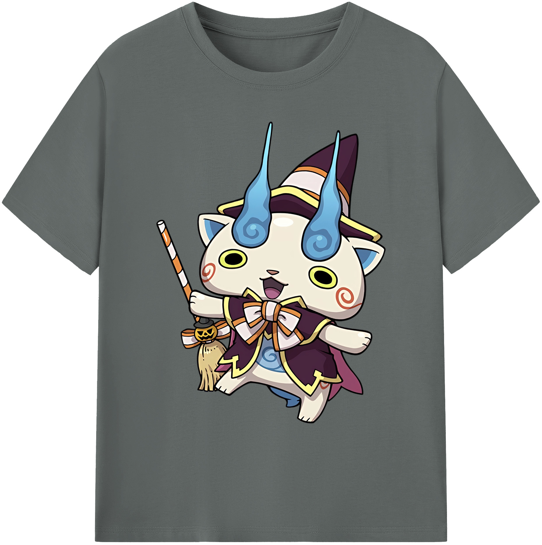 （画像用） 妖怪ウォッチ Yo-kai Watch 綿100％ メンズ半袖Tシャツ｜肌触りやわらか＆通気性